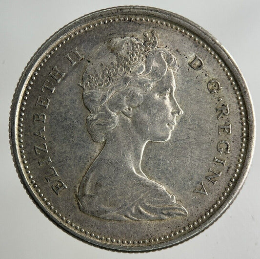 1966 Canada 25 Cents Silver Coin | Fine Collectable Grade