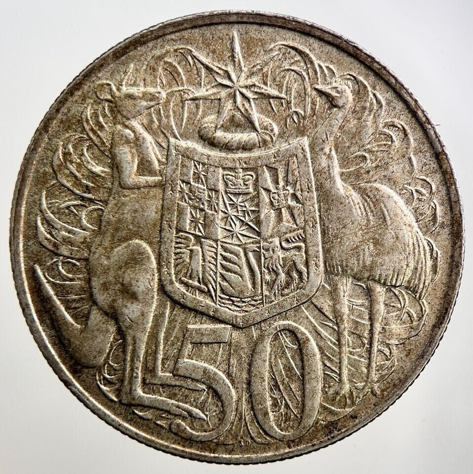 1966 Australia 50 Cent Silver Coin | Fine Collectable Grade | a2829