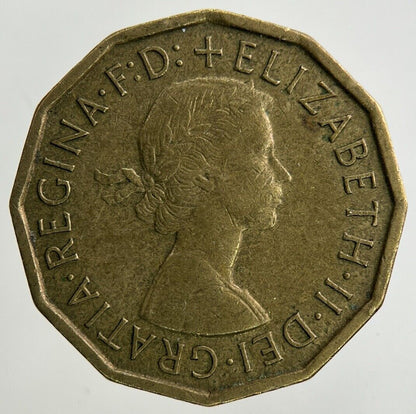 1966 Elizabeth II 2nd Brass Threepence Coin | Fine Collectable Grade