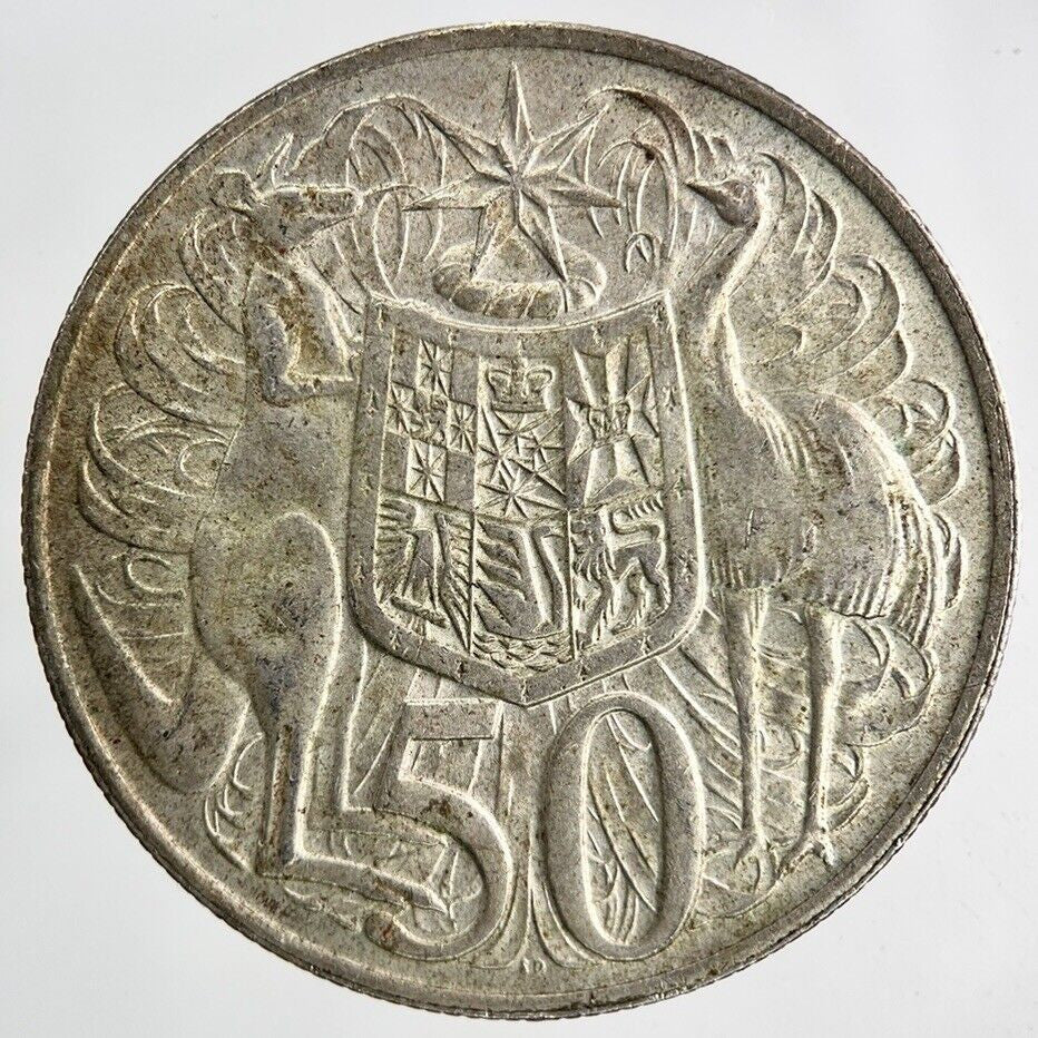 1966 Australia Silver 50 Cents Coin | Fine Collectable Grade