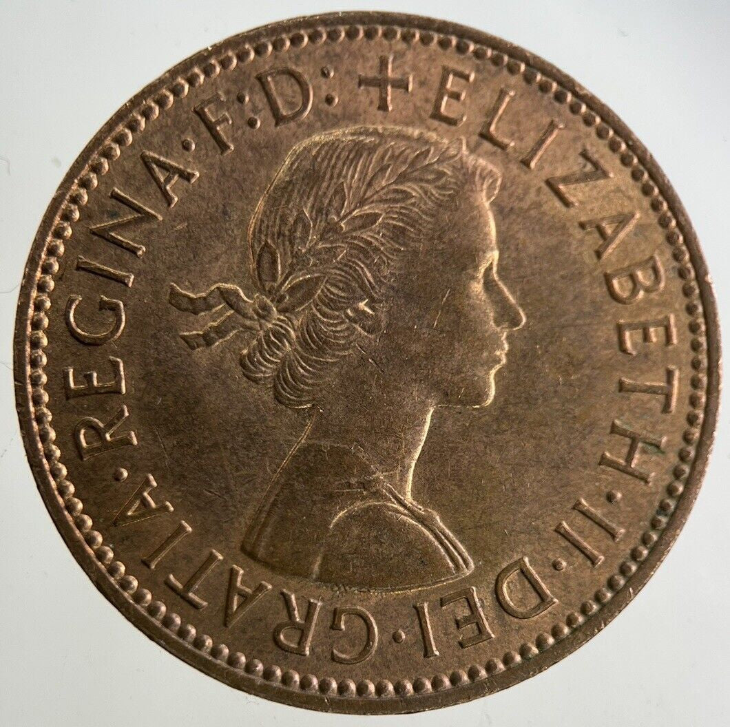 1966 Elizabeth II 2nd Half-Penny Coin | Very Fine Grade