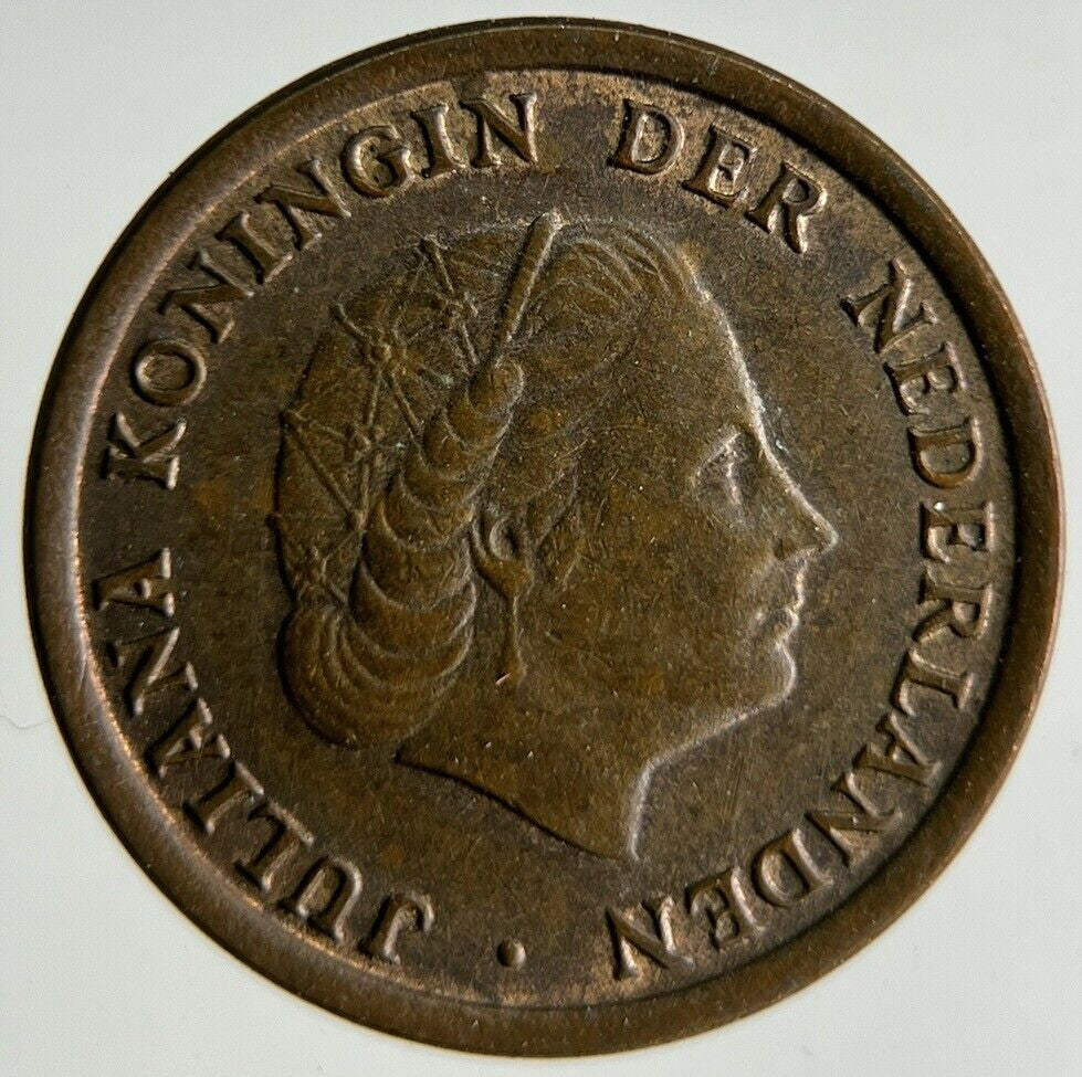 1966 Netherlands 1 Cent Coin | Fine Collectable Grade