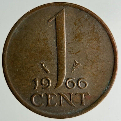 1966 Netherlands 1 Cent Coin | Fine Collectable Grade