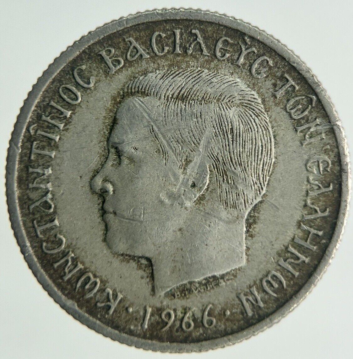 1966 Greece 50 Lepta Coin | Fine Collectable Grade