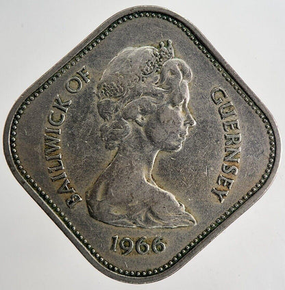 1966 Guernsey 10 Shillings Coin | Very High Grade | a6700