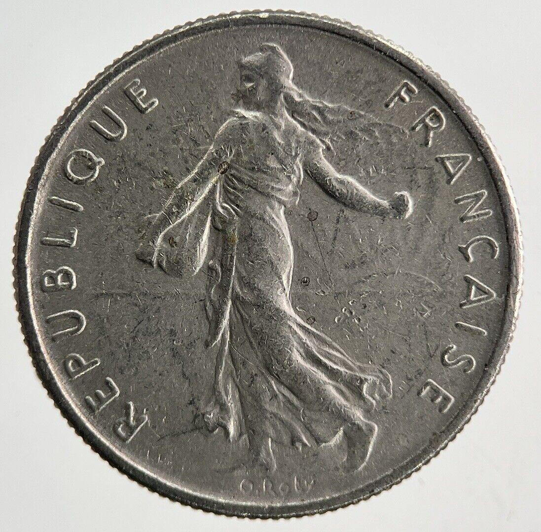 1966 France 1/2 Half Franc Coin | Very High Grade