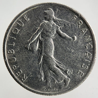 1966 France 1/2 Half Franc Coin | Fine Collectable Grade