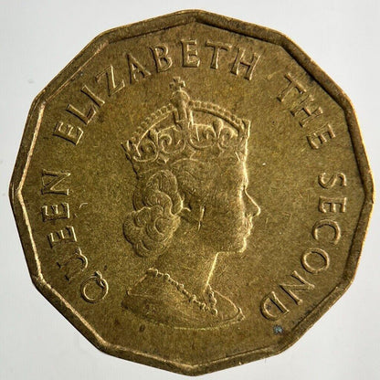 1966 Jersey Brass 1/4th One Fourth Of A Shilling Coin | Fine Collectable Grade