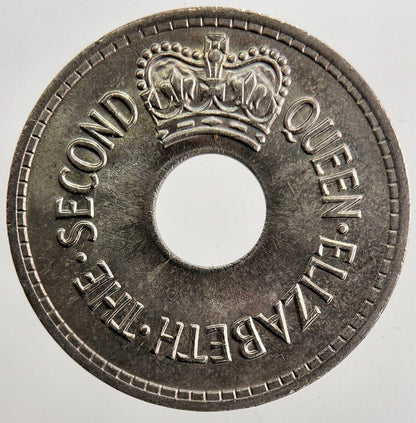 1966 Fiji 1 One Penny Coin | Very Fine Grade | a5695