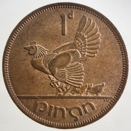 1966 Irish Penny Coin | Very High Grade | a4712