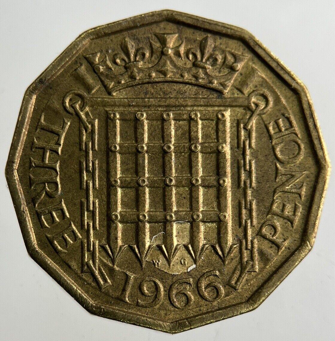 1966 Elizabeth II 2nd Threepence Coin | Very High Grade