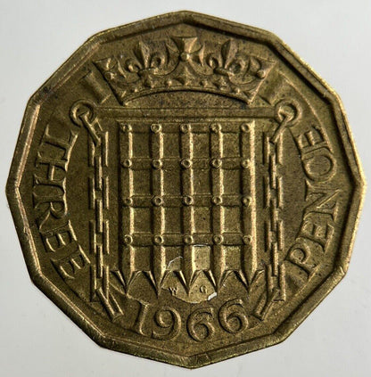 1966 Elizabeth II 2nd Threepence Coin | Very High Grade