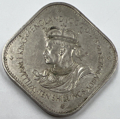 1966 William I 10 Shillings | Guernsey Coin | Fine Collectable Grade | a813
