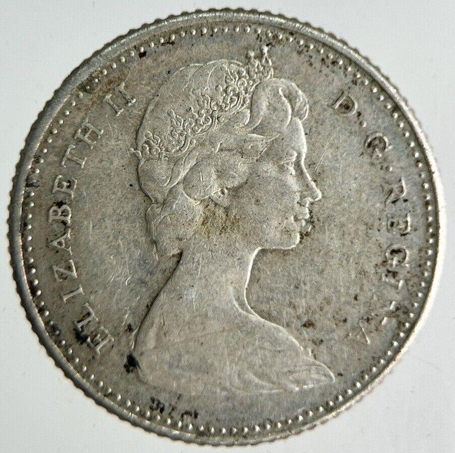 1967 Canada 10 Cents Silver Coin | Fine Collectable Grade