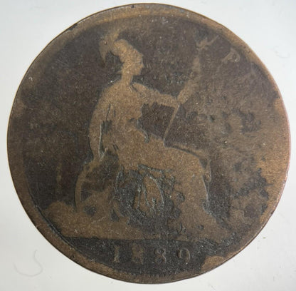 1889 Victoria One Penny Coin | Collectable Grade