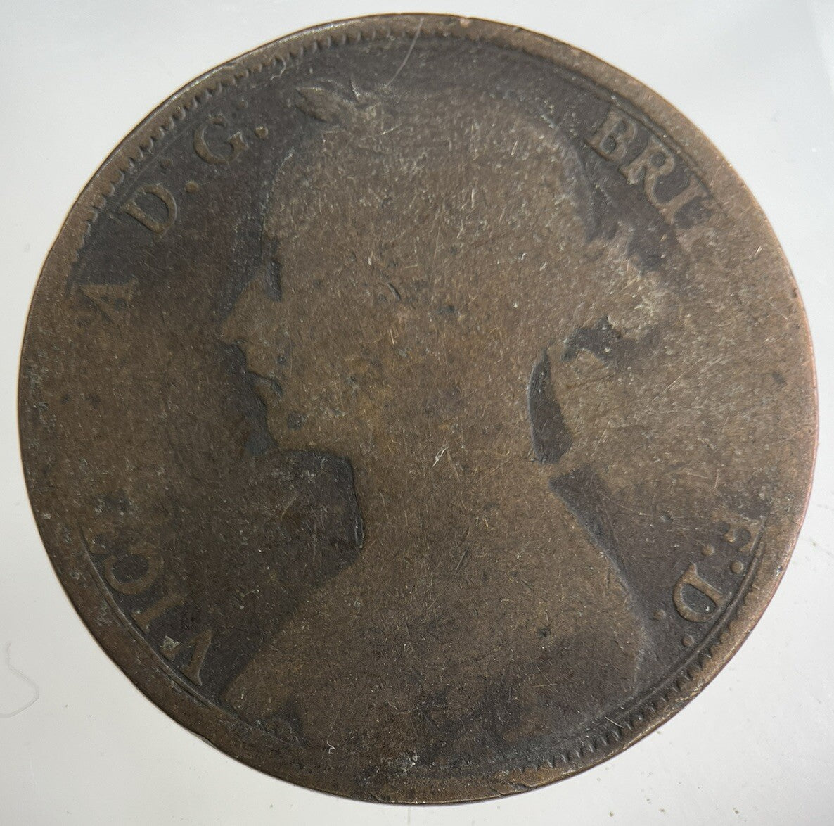 1890 Victoria One Penny Coin | Collectable Grade
