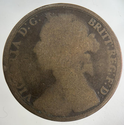 1881 Victoria One Penny Coin | Collectable Grade