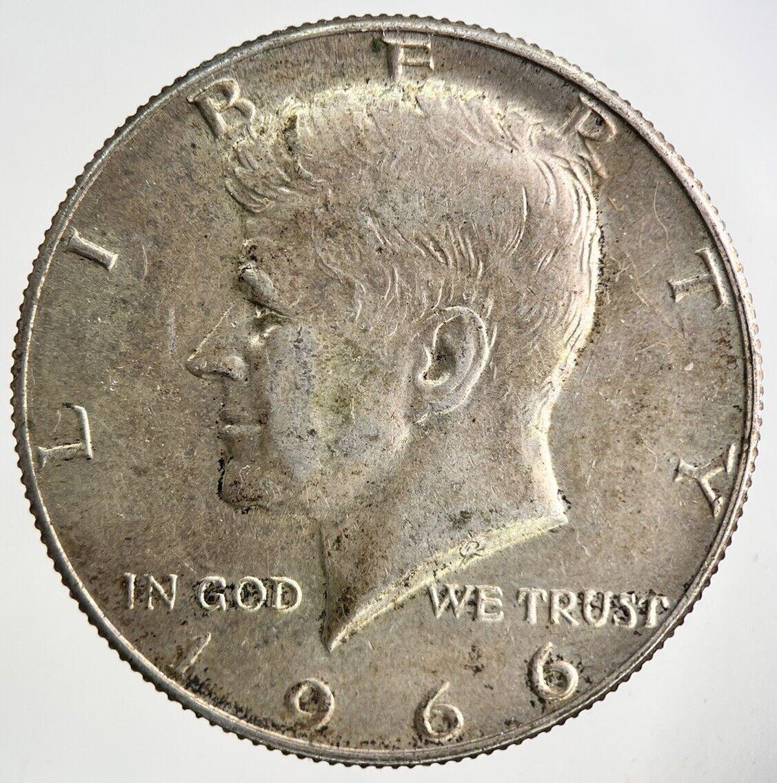 1966 US USA Kennedy Half Dollar Silver Coin | Very High Grade