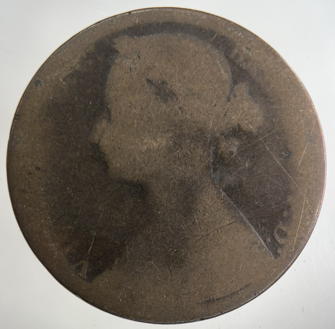 1876 Victoria One Penny Coin | Collectable Grade