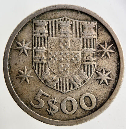 1966 Portugal 5 Escudos Coin | Fine Collectable Grade