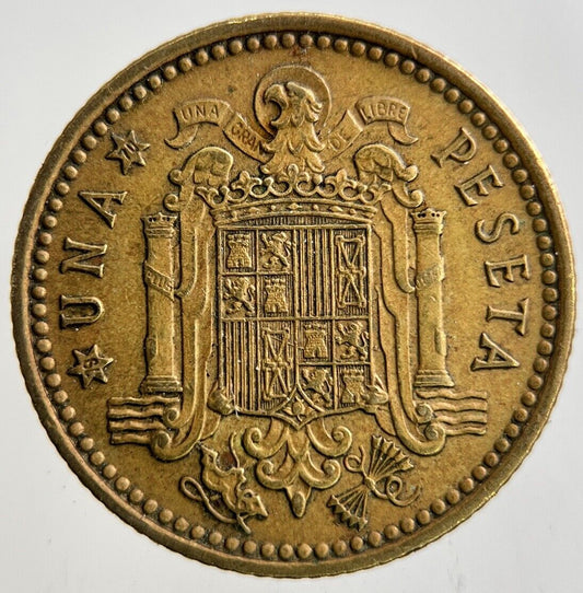1966 Spain 1 Peseta Coin | Fine Collectable Grade