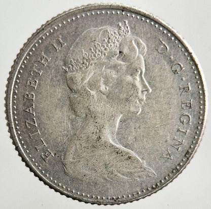 1967 Canada 10 Cents Silver Coin | Fine Collectable Grade