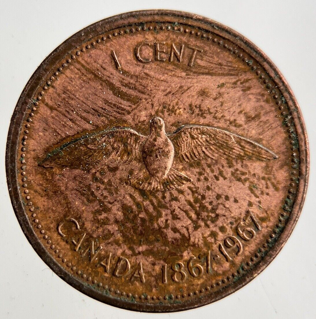1967 Canada 1 Cent Coin | Fine Collectable Grade