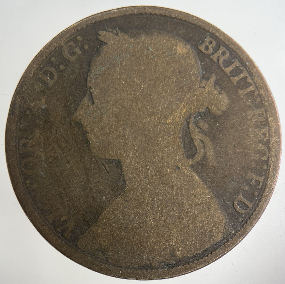 1885 Victoria One Penny Coin | Collectable Grade