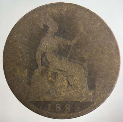 1885 Victoria One Penny Coin | Collectable Grade