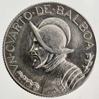 1966 Panama Quarter 1/4 Balboa Coin | Fine Collectable Grade