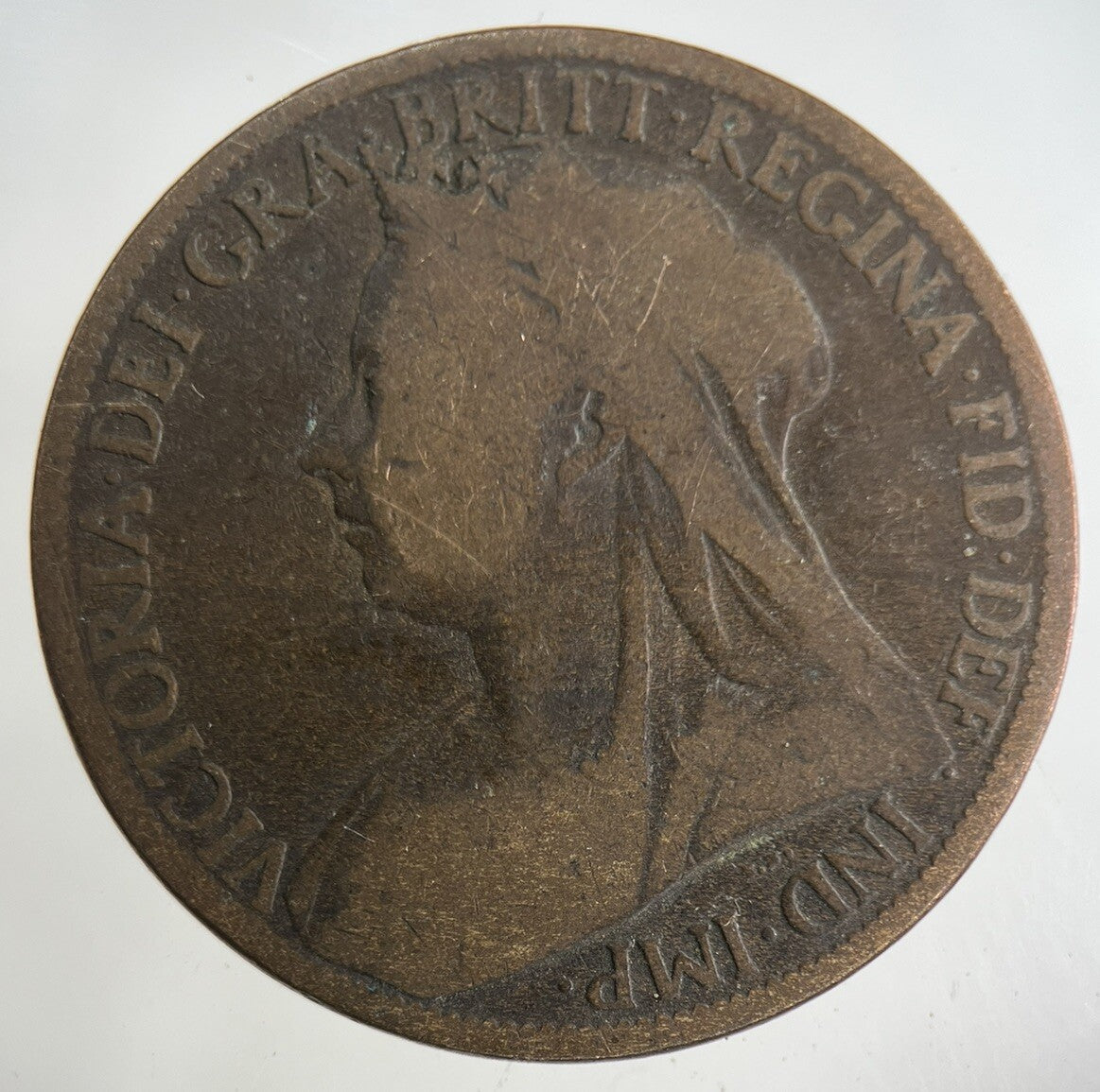 1901 Victoria One Penny Coin | Collectable Grade