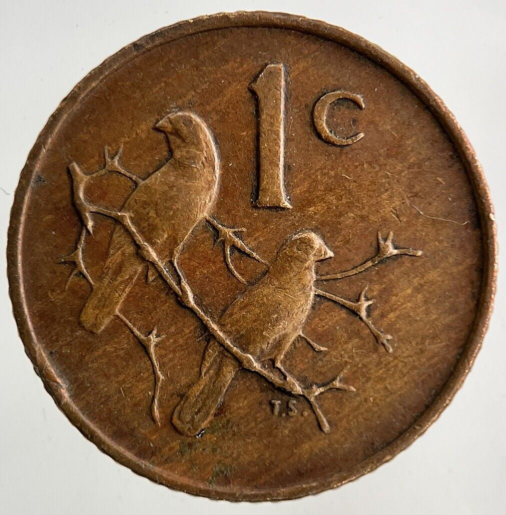 1966 South Africa 1 Cent Coin | Fine Collectable Grade