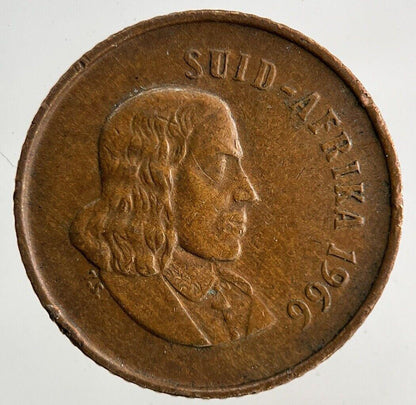 1966 South Africa 1 Cent Coin | Fine Collectable Grade