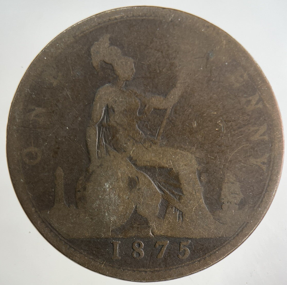 1875 Victoria One Penny Coin | Collectable Grade
