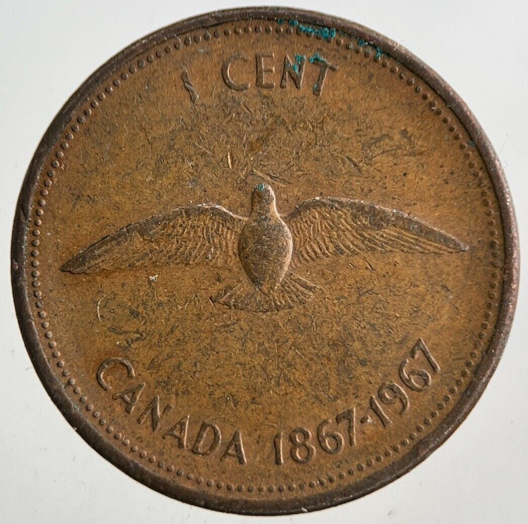 1967 Canada 1 One Cent Coin | Very High Grade
