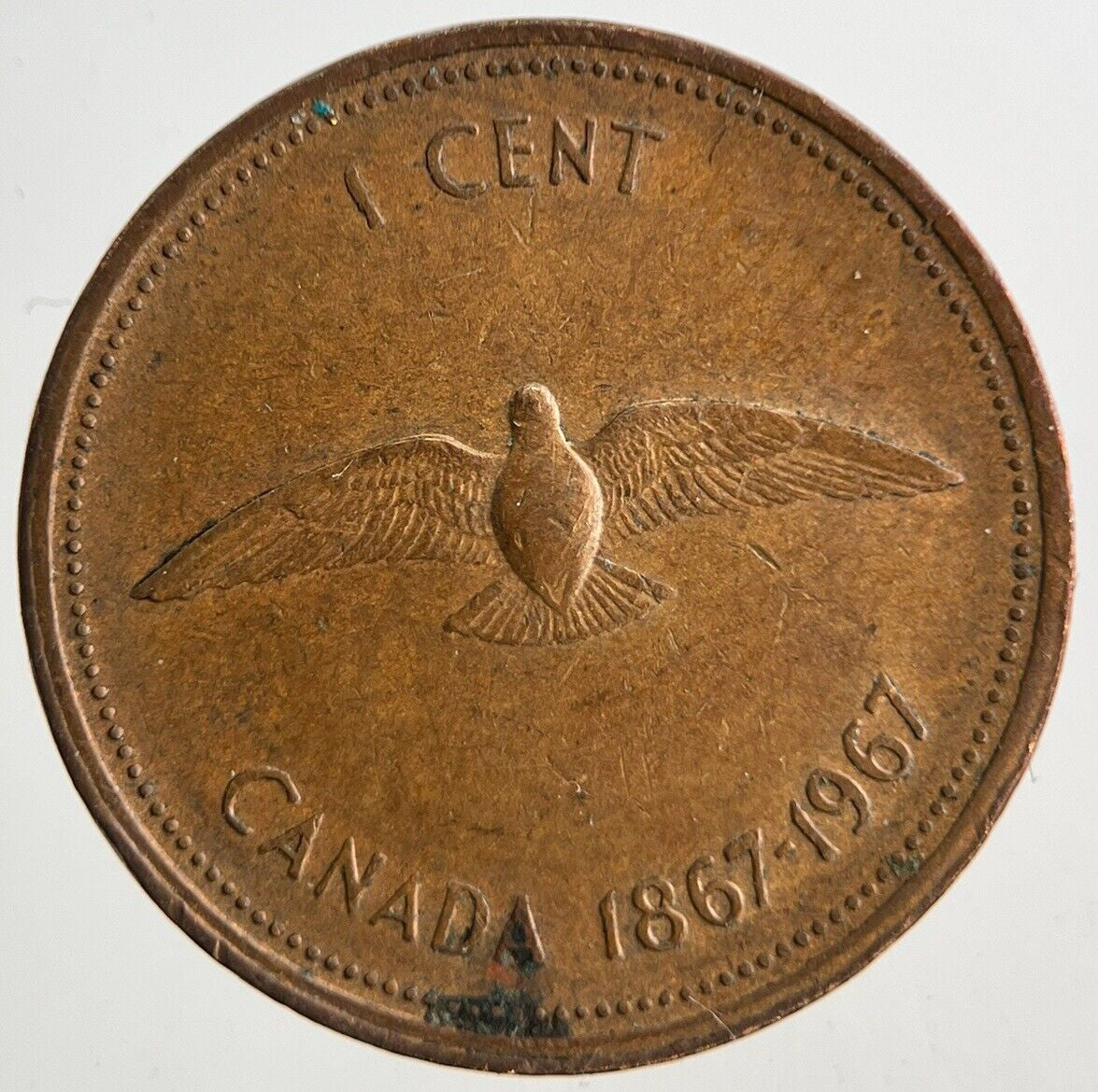 1967 Canada 1 One Cent Coin | Very High Grade