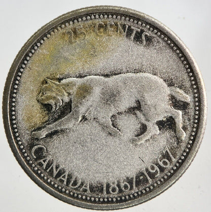 1967 Canada 25 Cents Silver Coin | Collectable Grade