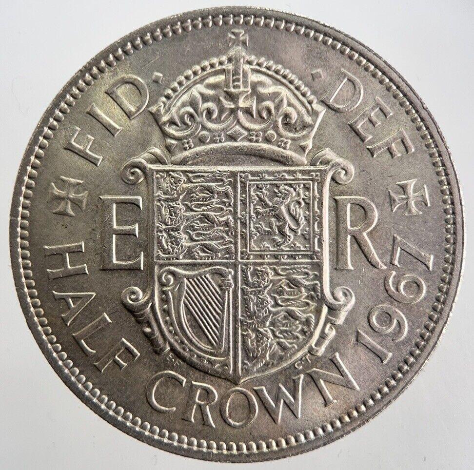 1967 Elizabeth II 2nd Half-Crown Coin | Very High Grade | a7142