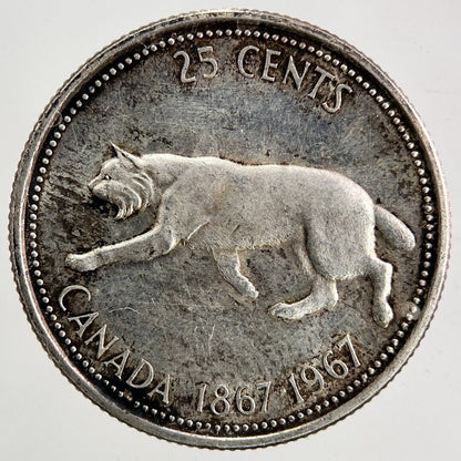 1967 Canada 25 Cents Silver Coin | Fine Collectable Grade