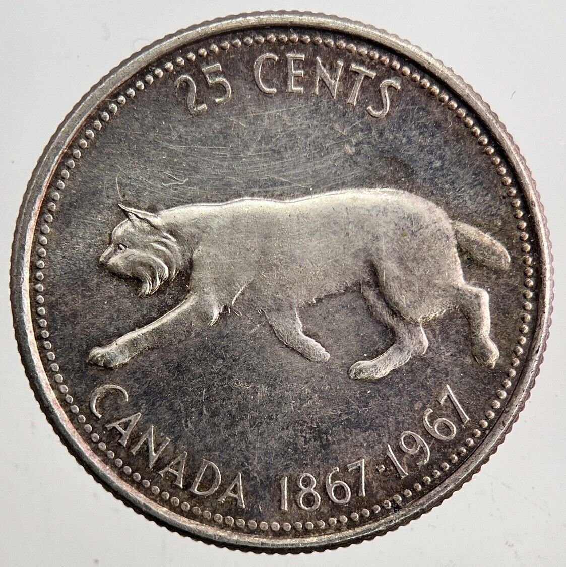 1967 Canada 25 Cents Silver Coin | Fine Collectable Grade | a5916