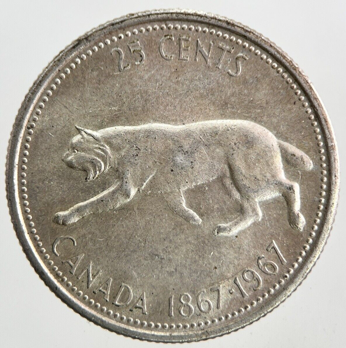 1967 Canada 25 Cents Silver Coin | Very High Grade