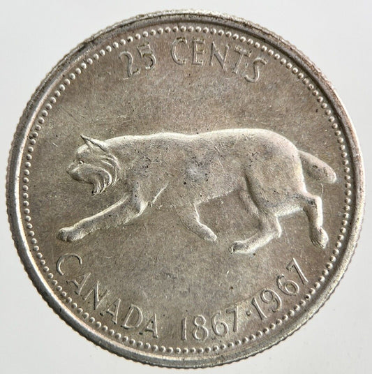 1967 Canada 25 Cents Silver Coin | Very High Grade