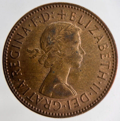 1967 Elizabeth II 2nd Half-Penny Coin | Fine Collectable Grade