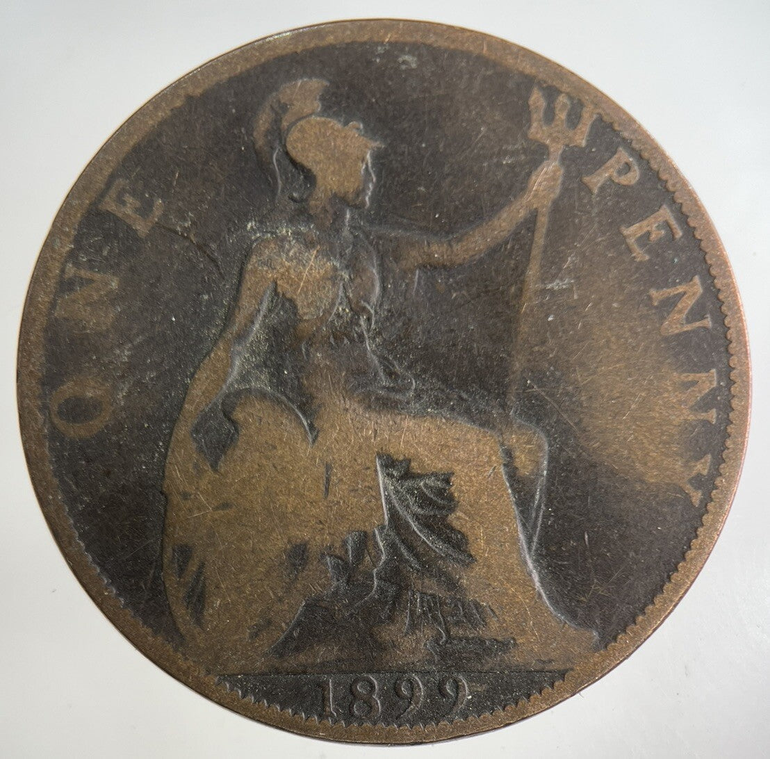 1899 Victoria One Penny Coin | Collectable Grade
