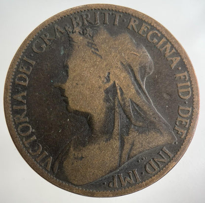 1899 Victoria One Penny Coin | Collectable Grade