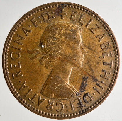 1967 Elizabeth II 2nd Half-Penny Coin | Fine Collectable Grade