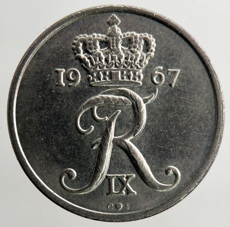 1967 Denmark 10 Ore Coin | Fine Collectable Grade