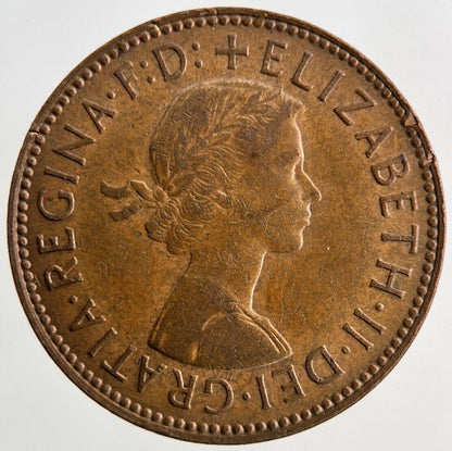 1967 Elizabeth II 2nd Half-Penny Coin | Very High Grade