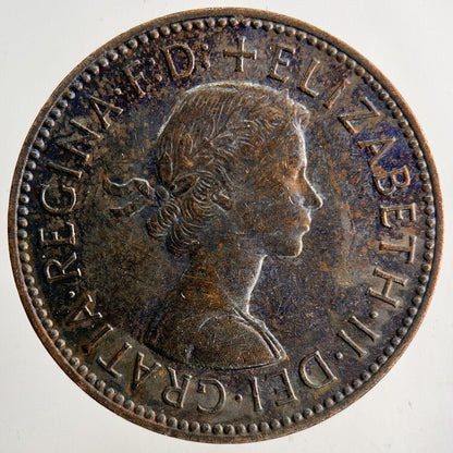 1967 Elizabeth II 2nd Half-Penny Coin | Fine Collectable Grade