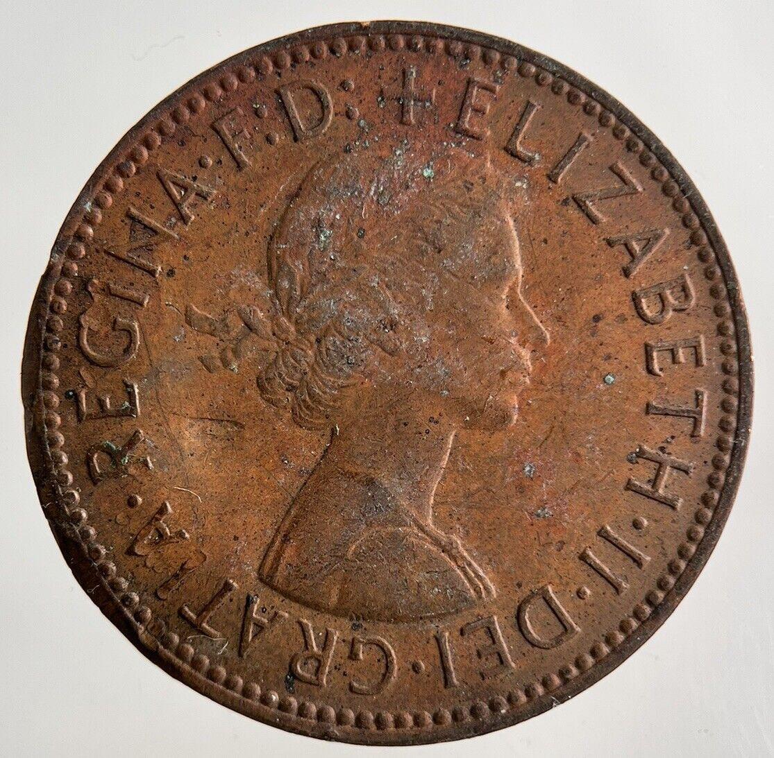 1967 Elizabeth II 2nd Half-Penny Coin | Fine Collectable Grade